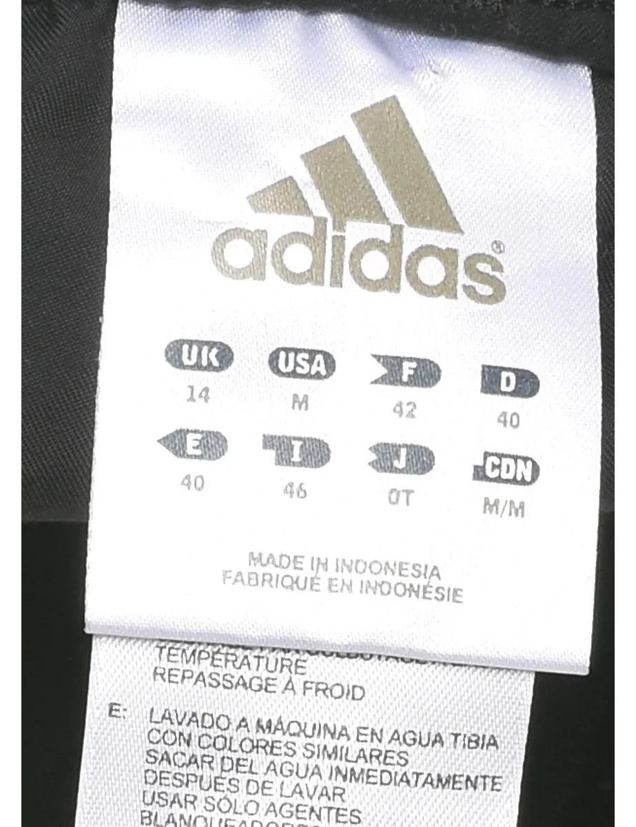 Adidas Black & White Contrast Track Pants - W32 L31