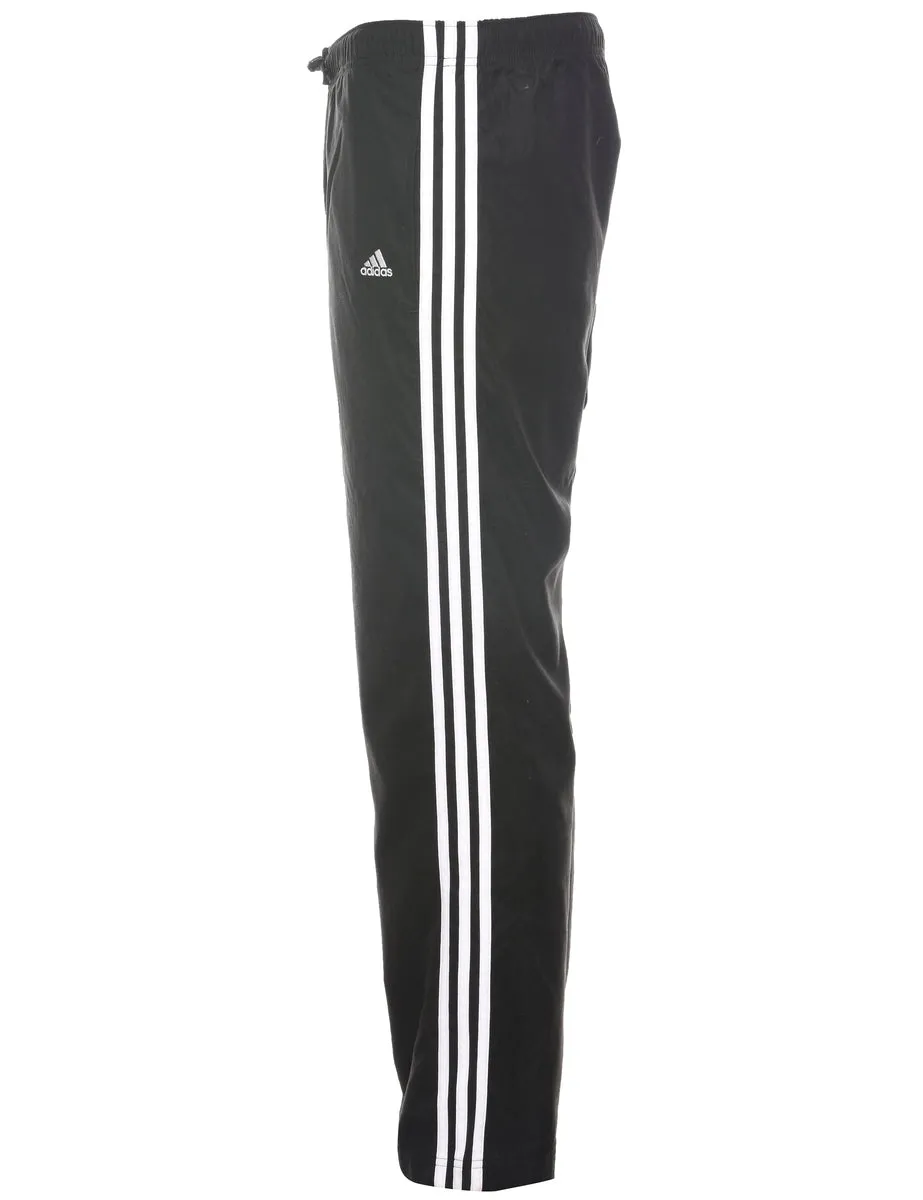 Adidas Black & White Contrast Track Pants - W32 L31