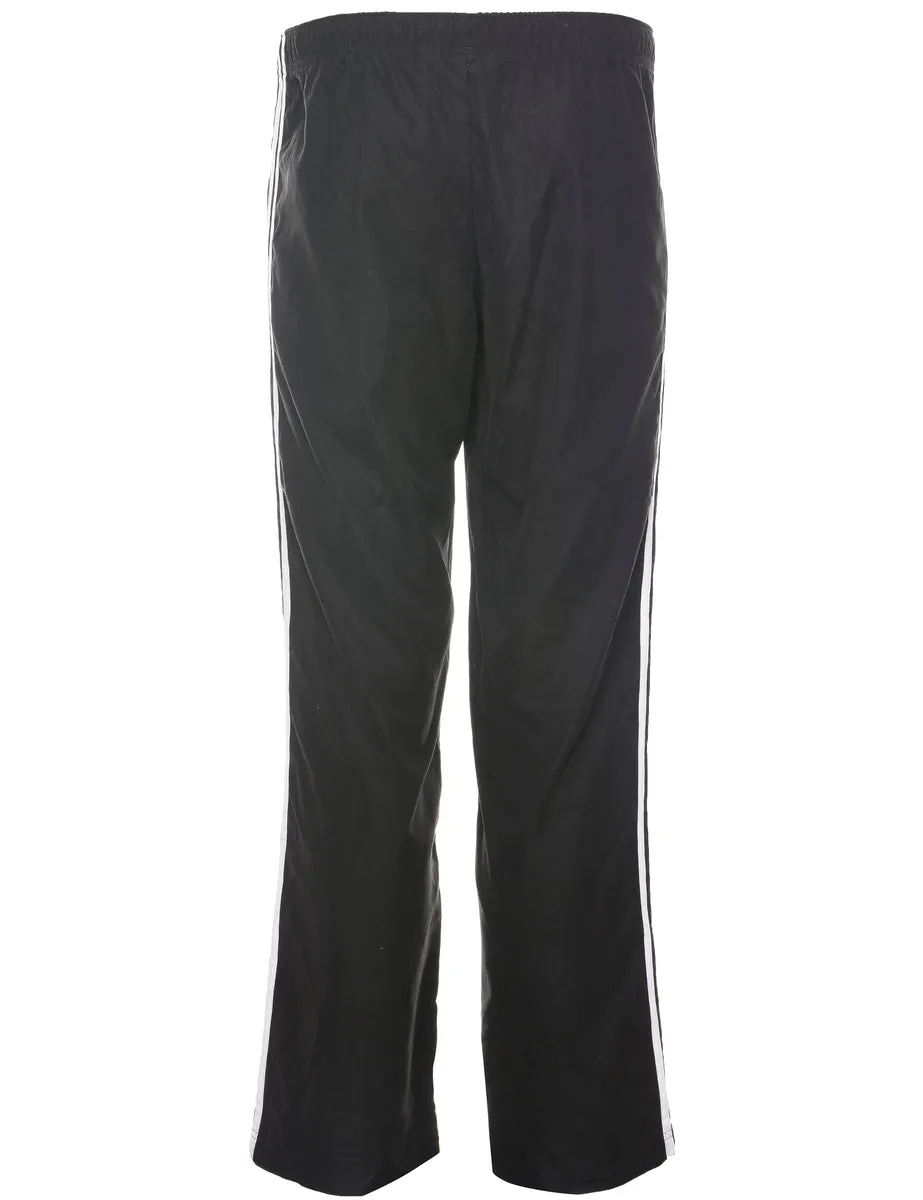 Adidas Black & White Contrast Track Pants - W32 L31