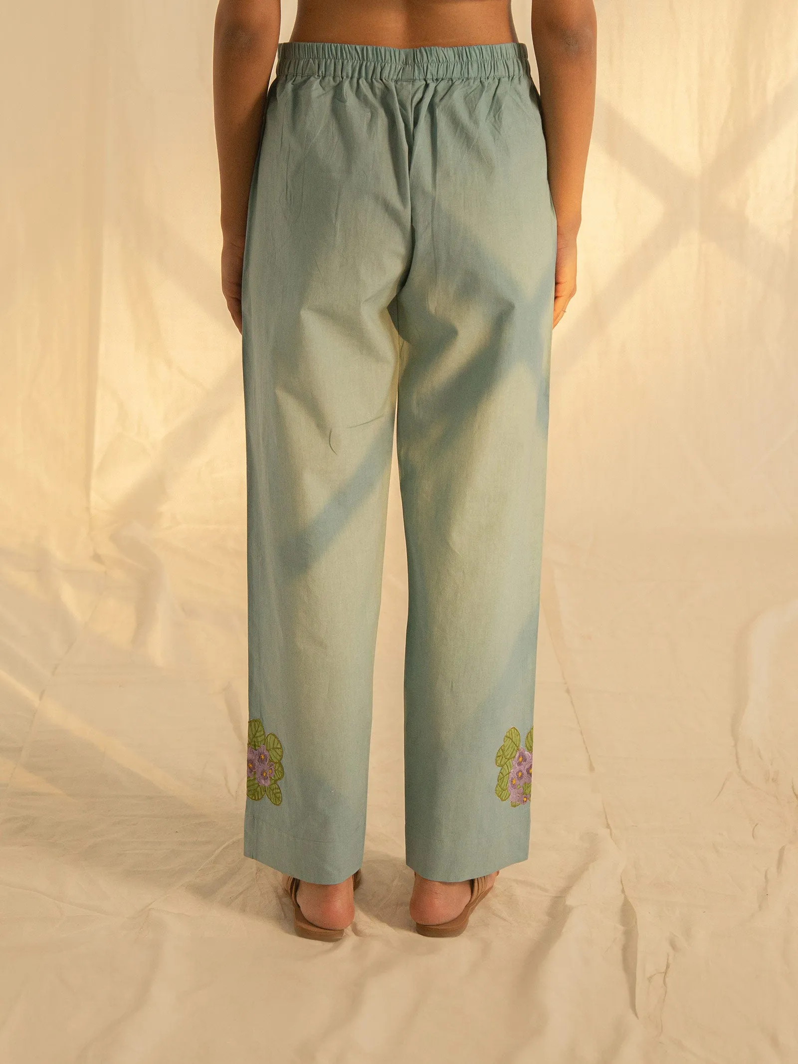 African Violet Cotton Seriously Short Pant