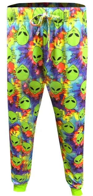 Alien Tie Dye Jogger Style Lounge Pants