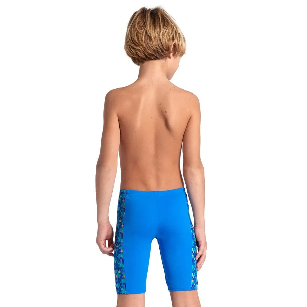 Arena Pool Tiles Boy's Training Jammers - Blue/Blue Multi