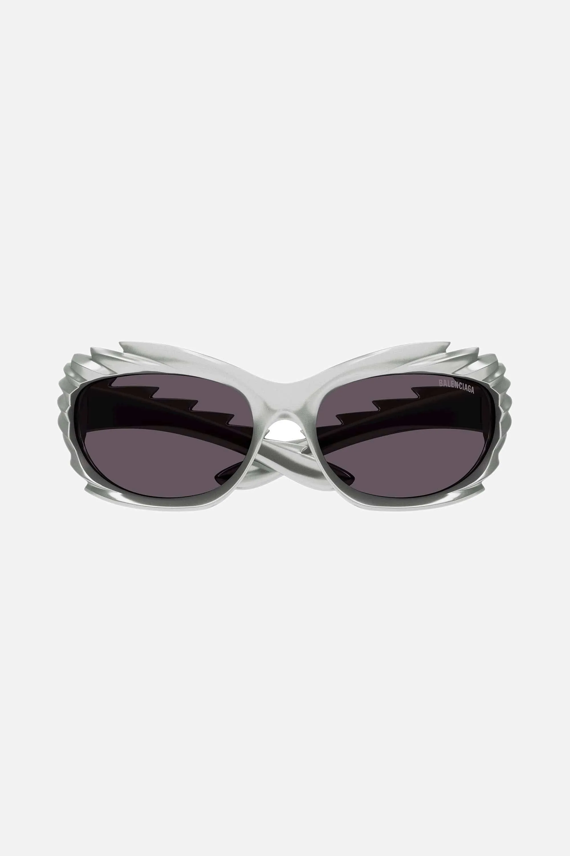 Balenciaga Spike rectangle sunglasses in grey