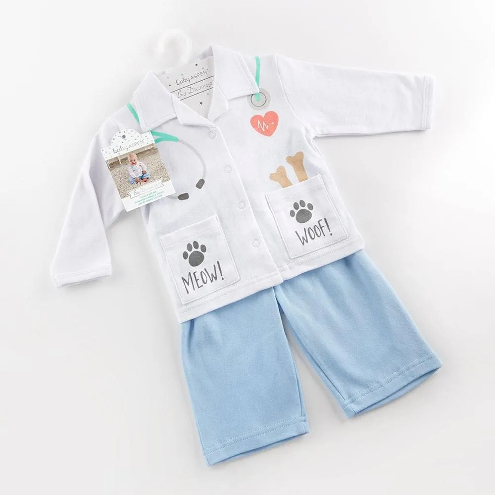 Big Dreamzzz Baby Veterinarian 2-Piece Layette Set (Personalization Available)