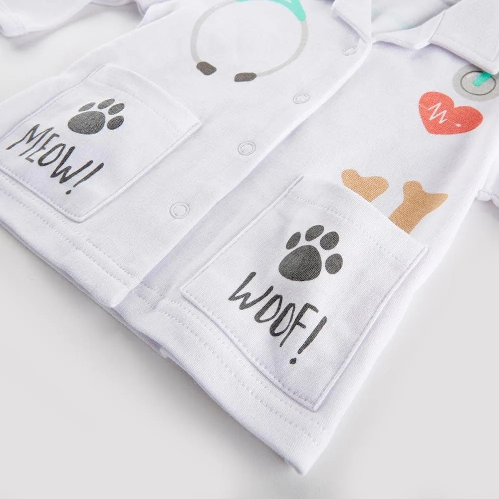 Big Dreamzzz Baby Veterinarian 2-Piece Layette Set (Personalization Available)