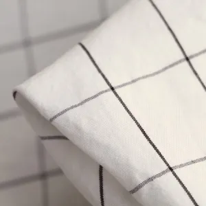 Black Grid Ivory