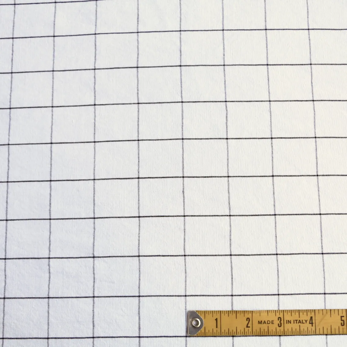 Black Grid Ivory