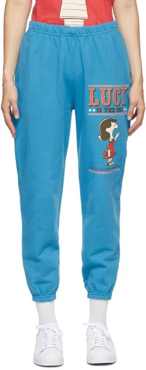 Blue Peanuts Edition 'The Gym' Lounge Pants