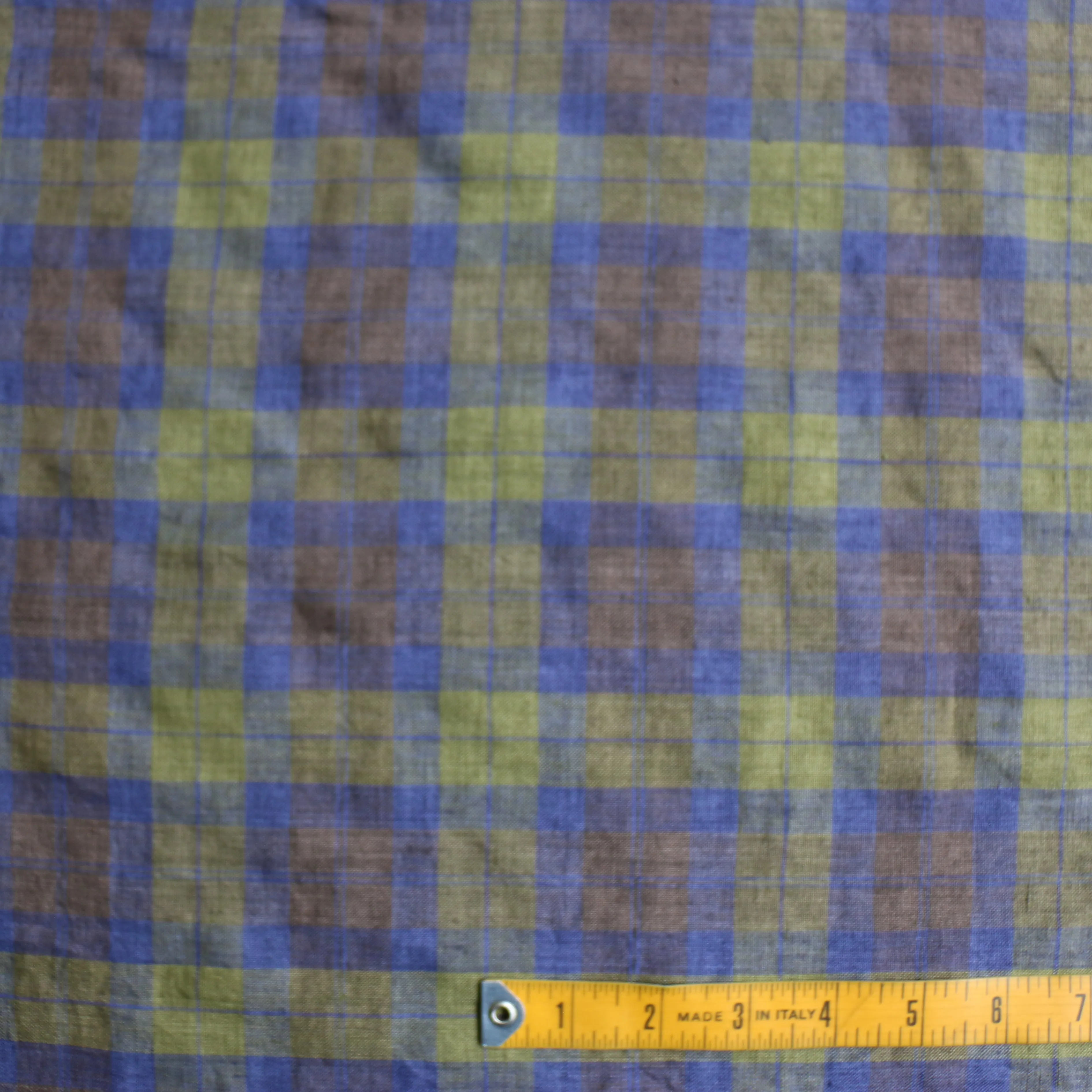 Brooklyn Check Pistachio Linen