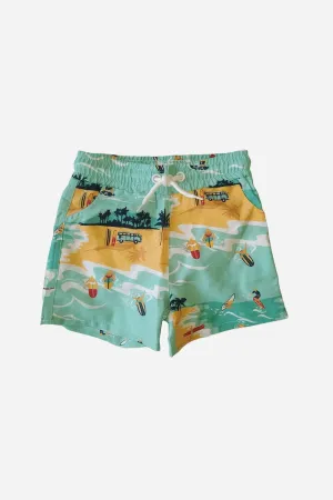 ChangeMaCouche Surfer Swim Trunks