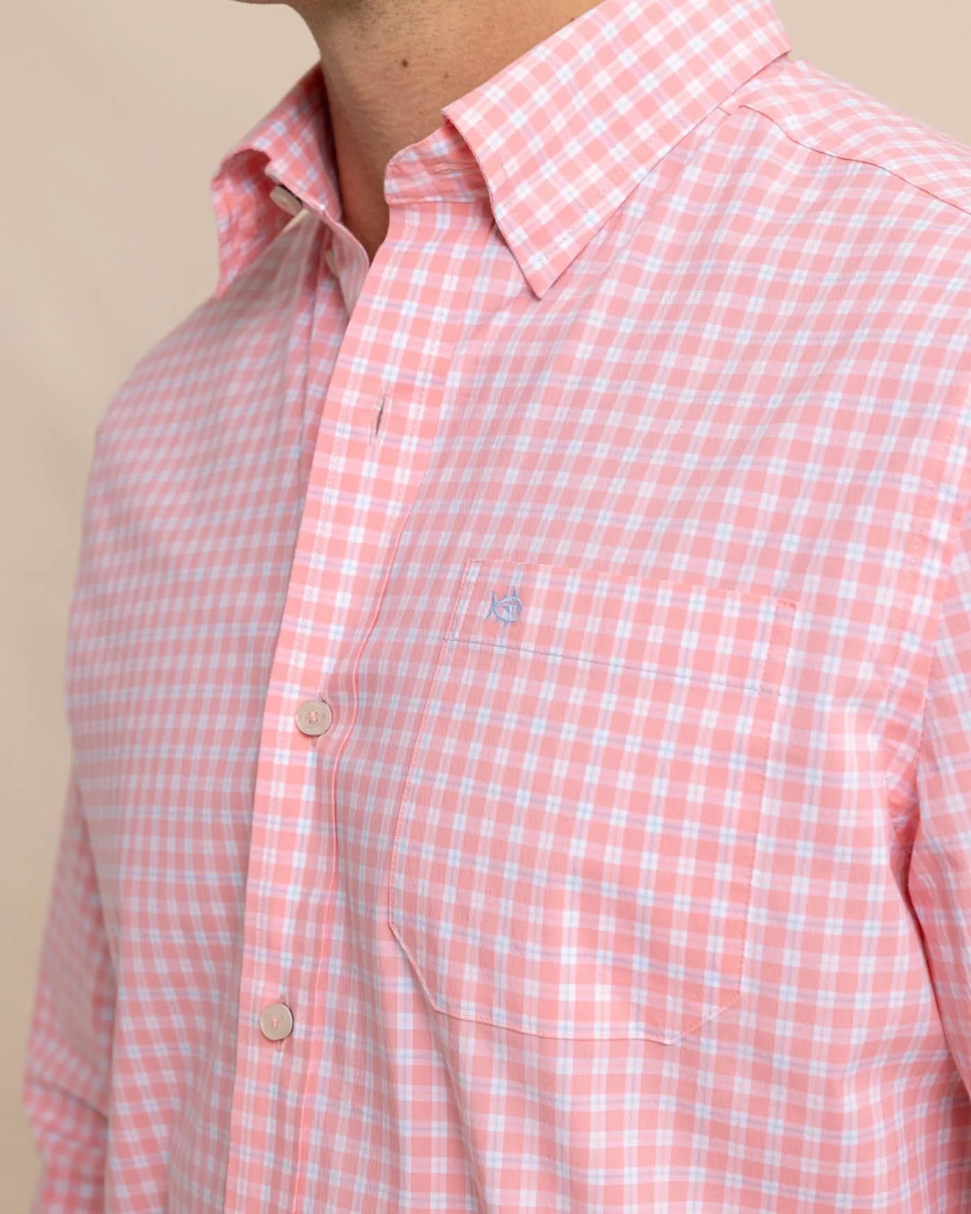 Charleston Roanoke Check Long Sleeve Sport Shirt