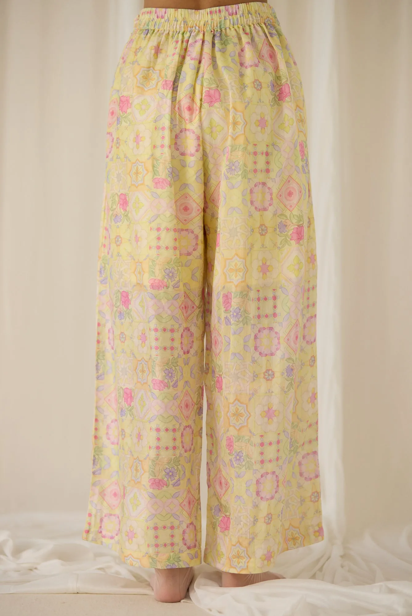 Citrine Printed Pants