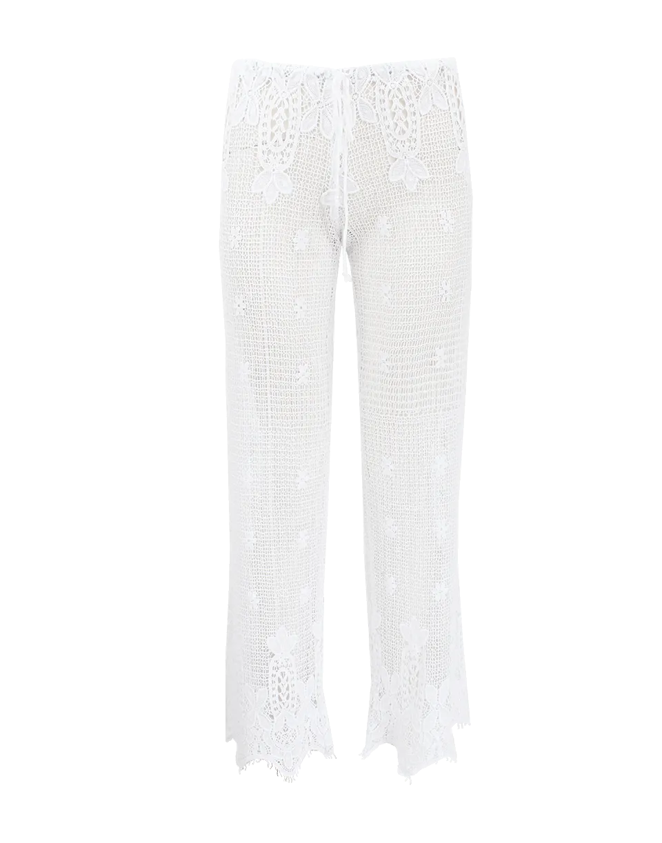 Cotton Crochet Pants
