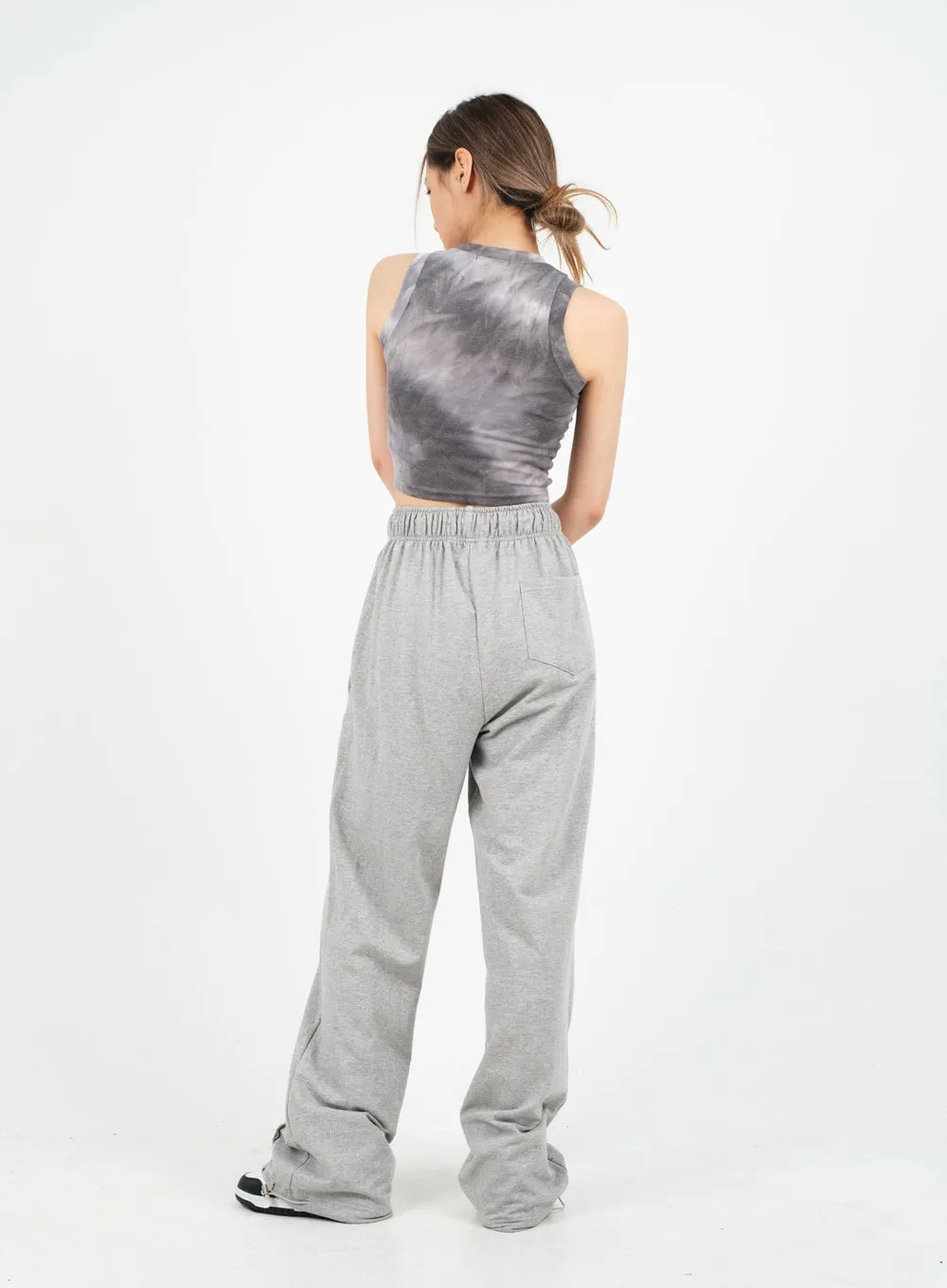 Drawstring Hem Sweat Pants CM9