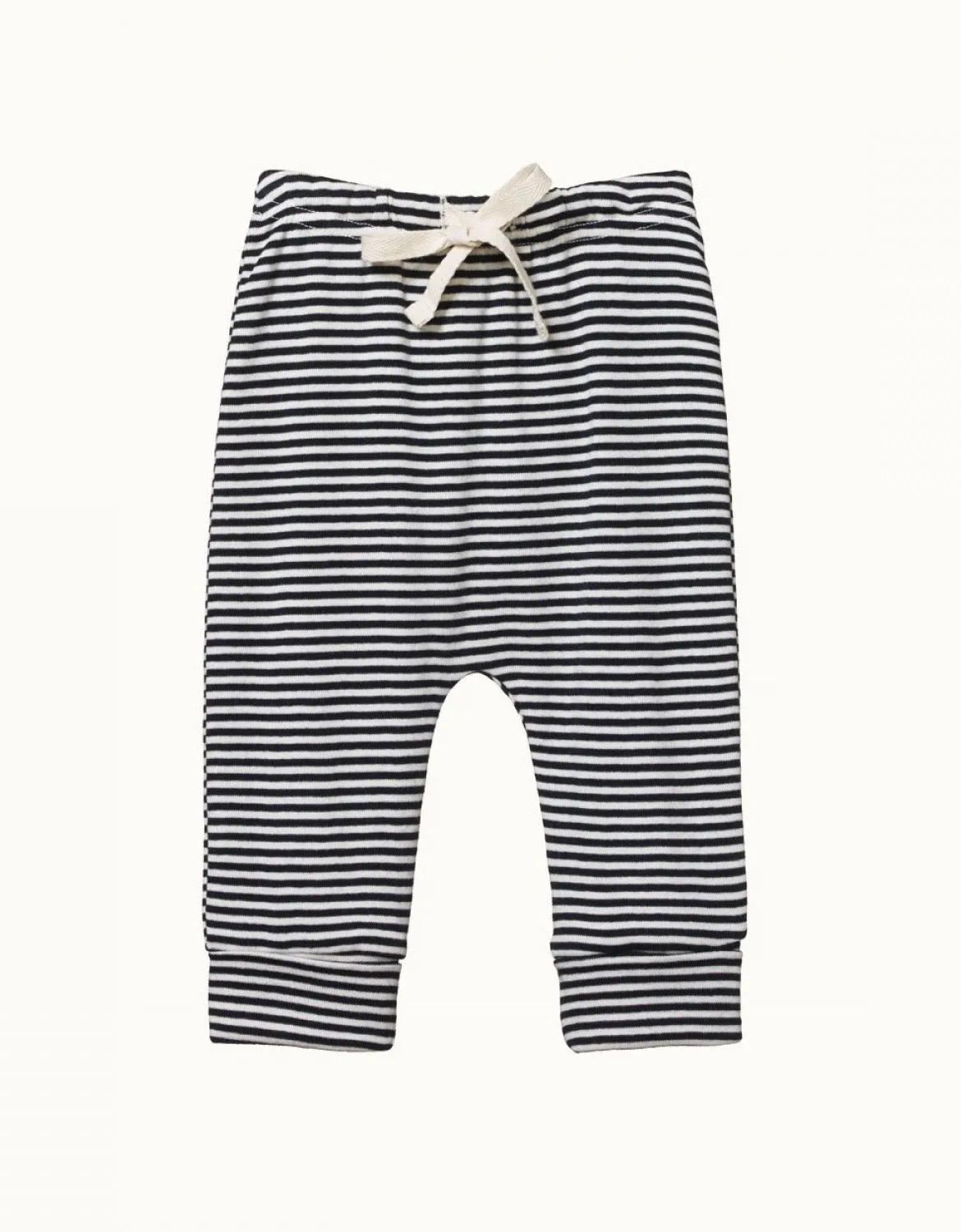 Drawstring Pants Navy Stripe
