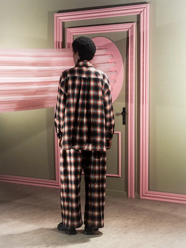 Eclipse Pants - Black Red Punch Checks