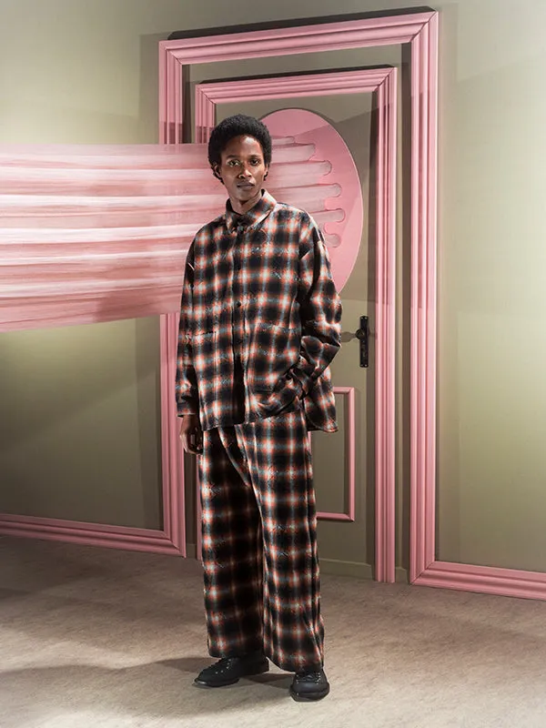 Eclipse Pants - Black Red Punch Checks