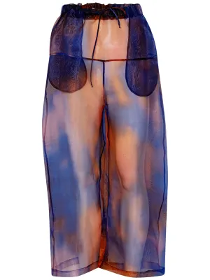 Eclipse Pants - Blue Orange Blur