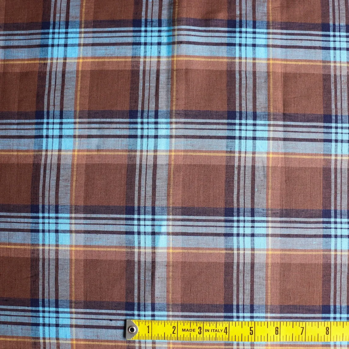 Electra Plaid Yarn Dyed Linen