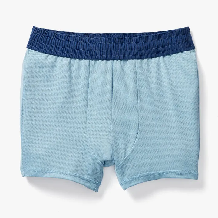 Fair Harbor Kids Bayberry Swim Trunk in Blue Island Hopper