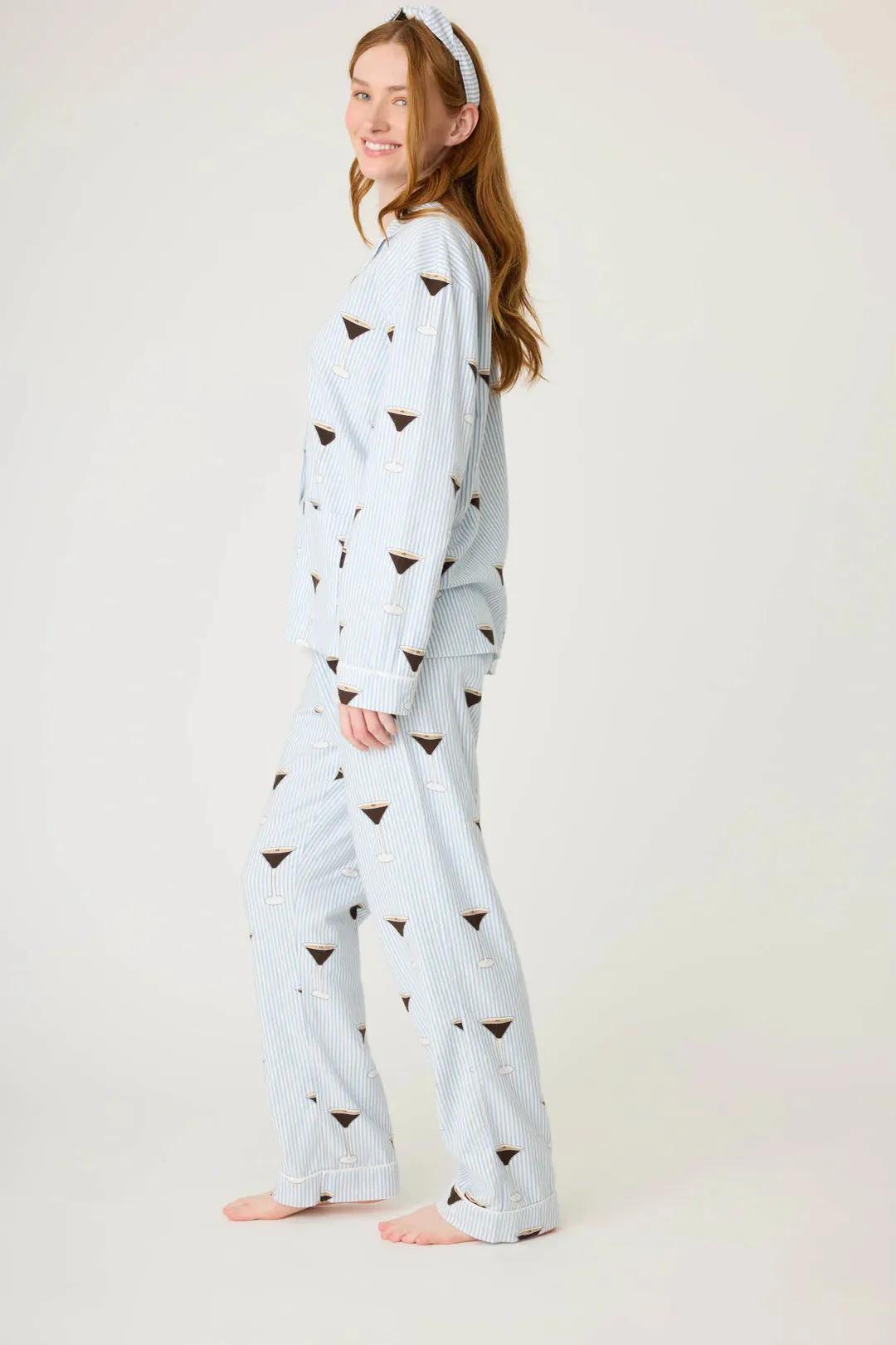 *FINAL SALE* PJ Salvage Happy New Year Flannel PJ Set