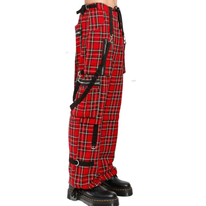 Gothic Electro Emo Pant - Red/Black