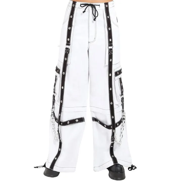 Gothic Electro Emo Pant - White