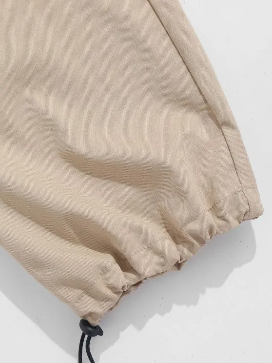 Half Zip Sweatshirt And Cargo Pants Set