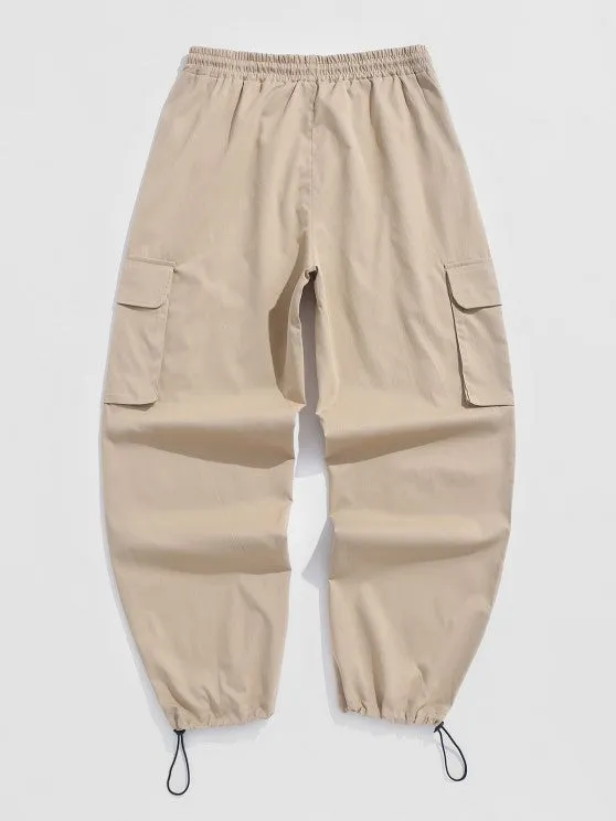 Half Zip Sweatshirt And Cargo Pants Set