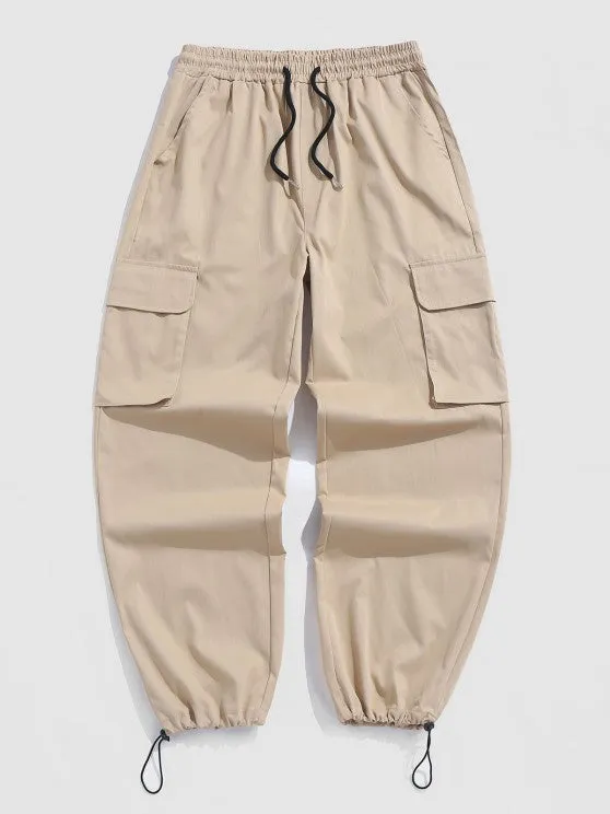 Half Zip Sweatshirt And Cargo Pants Set