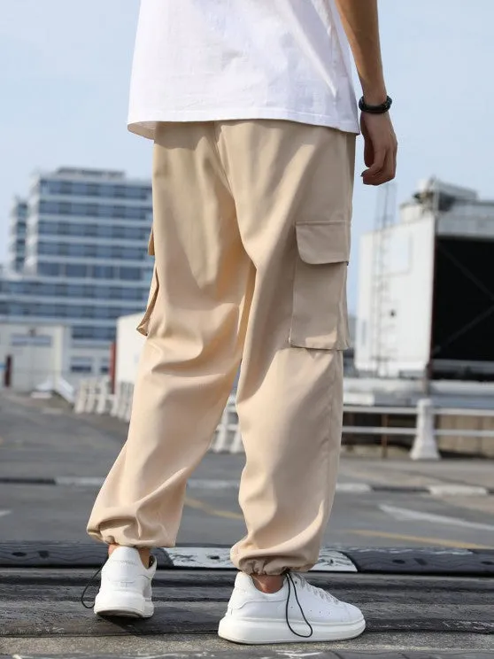 Half Zip Sweatshirt And Cargo Pants Set
