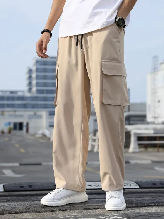Half Zip Sweatshirt And Cargo Pants Set