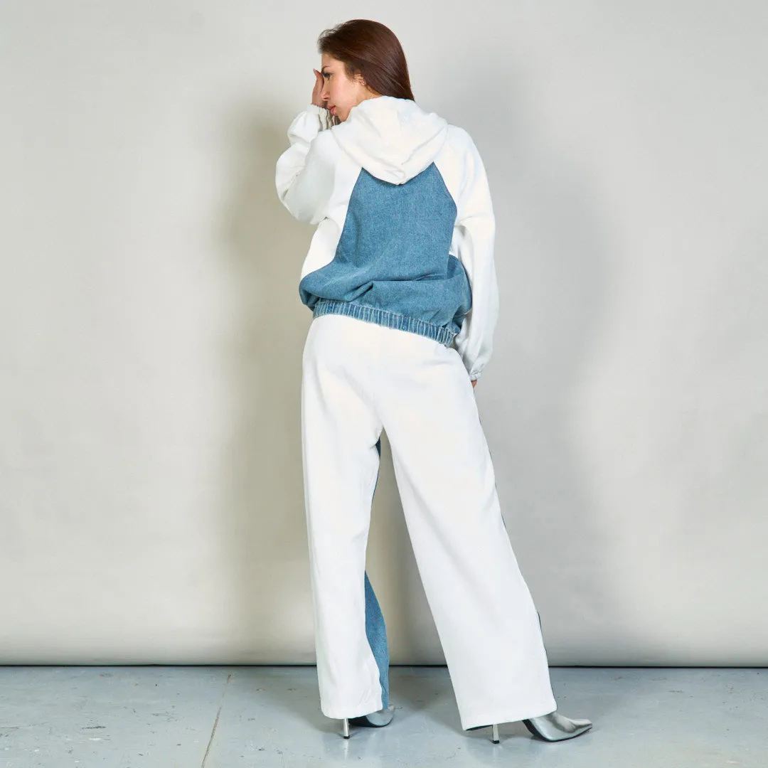 Hoodie jacket and drawstring pants set wholesale