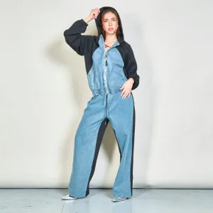 Hoodie jacket and drawstring pants set wholesale