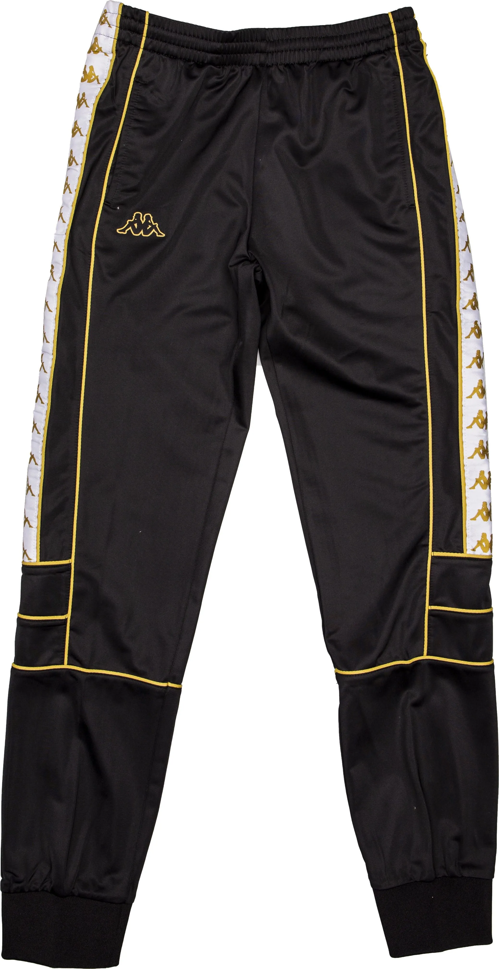 KAPPA - 222 BANDA MEMS SLIM PANT (BLK/GLD)
