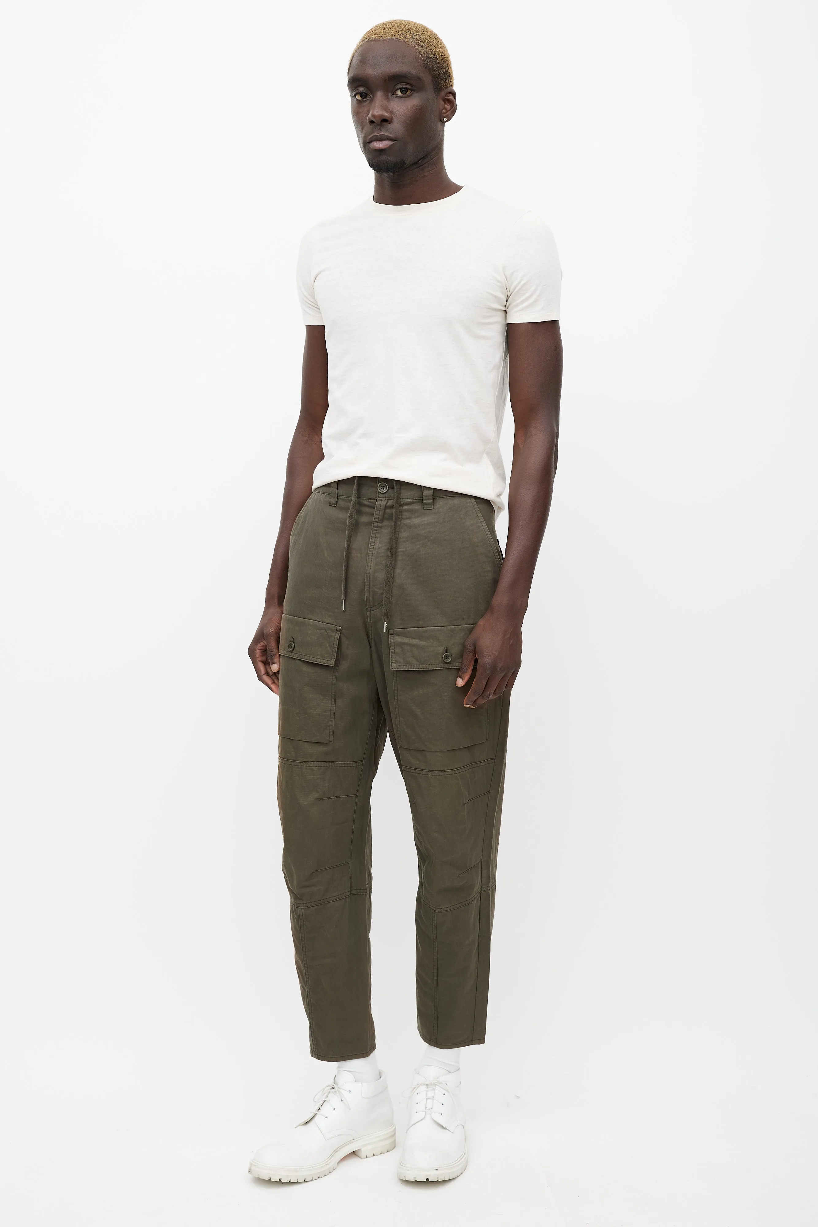 Khaki Green Cargo Pant