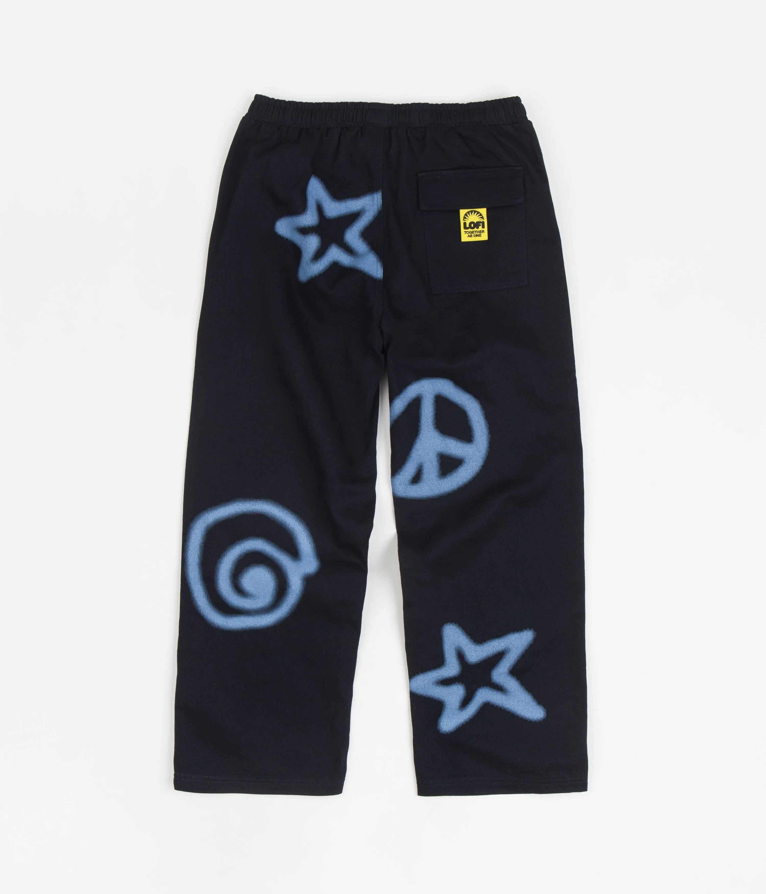 Lo-Fi Shapes All Over Pants - Slate