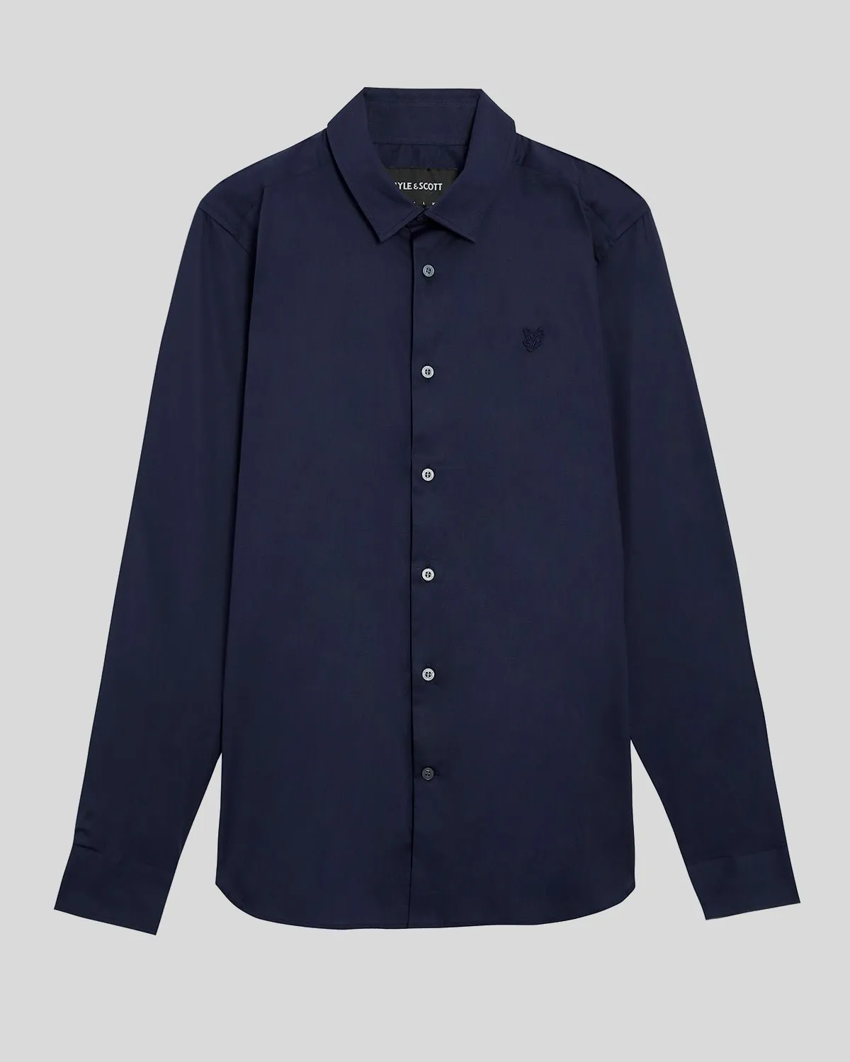 Long Sleeve Slim Fit Poplin Shirt