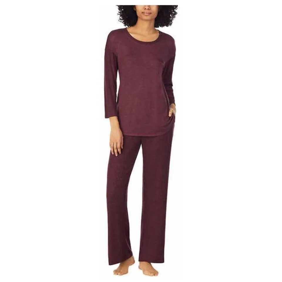 Midnight Carole Hochman Ladies' Ribbed 2-piece Lounge Set