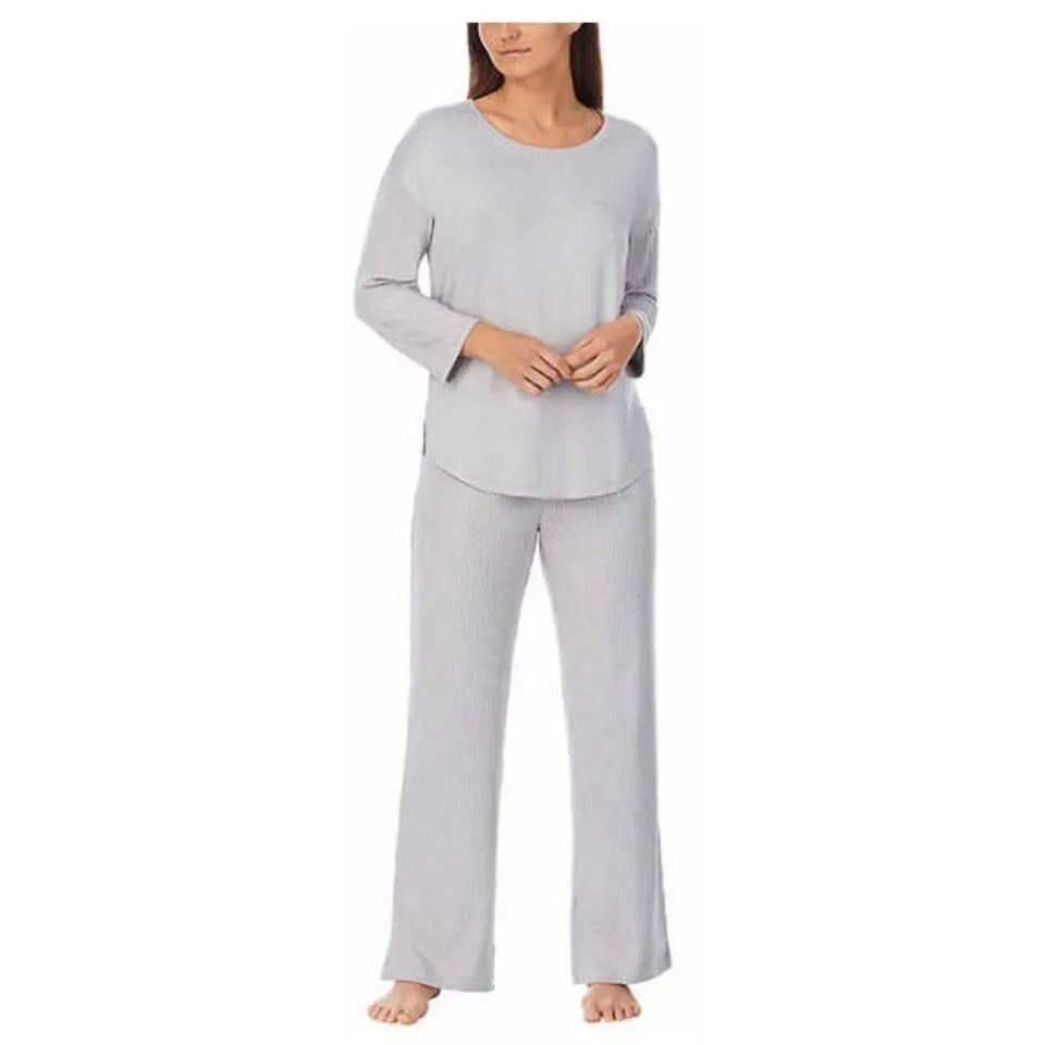 Midnight Carole Hochman Ladies' Ribbed 2-piece Lounge Set