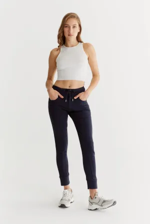 Mila - Slim Jogger Pant - Navy - L02 - 29" Inseam