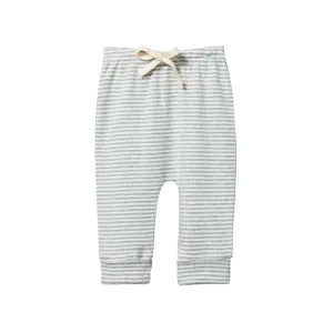 Nature Baby Cotton Drawstring Pant - Grey Marle