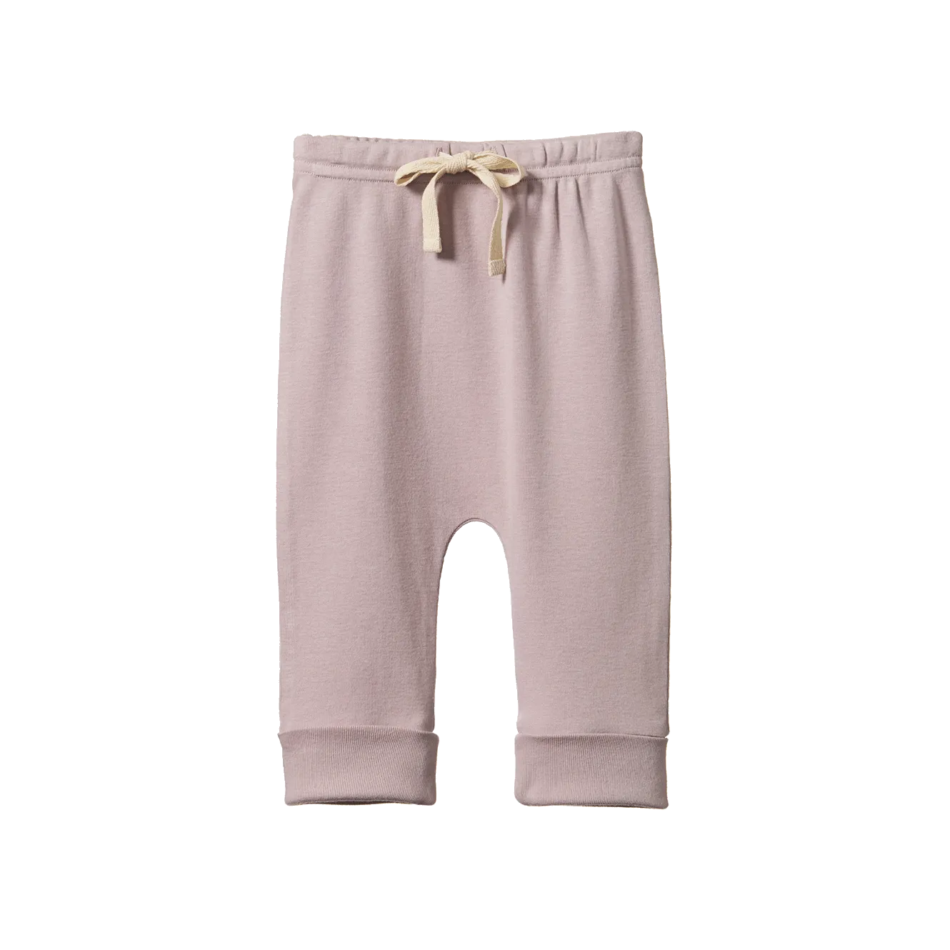 NATURE BABY - DRAWSTRING PANTS: LILAC