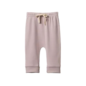 NATURE BABY - DRAWSTRING PANTS: LILAC