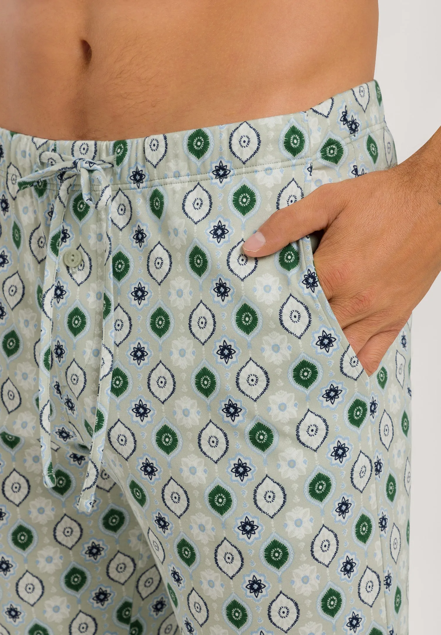 Night And Day Cotton Drawstring Pajama Pants | Floral Minimal 75216-1234