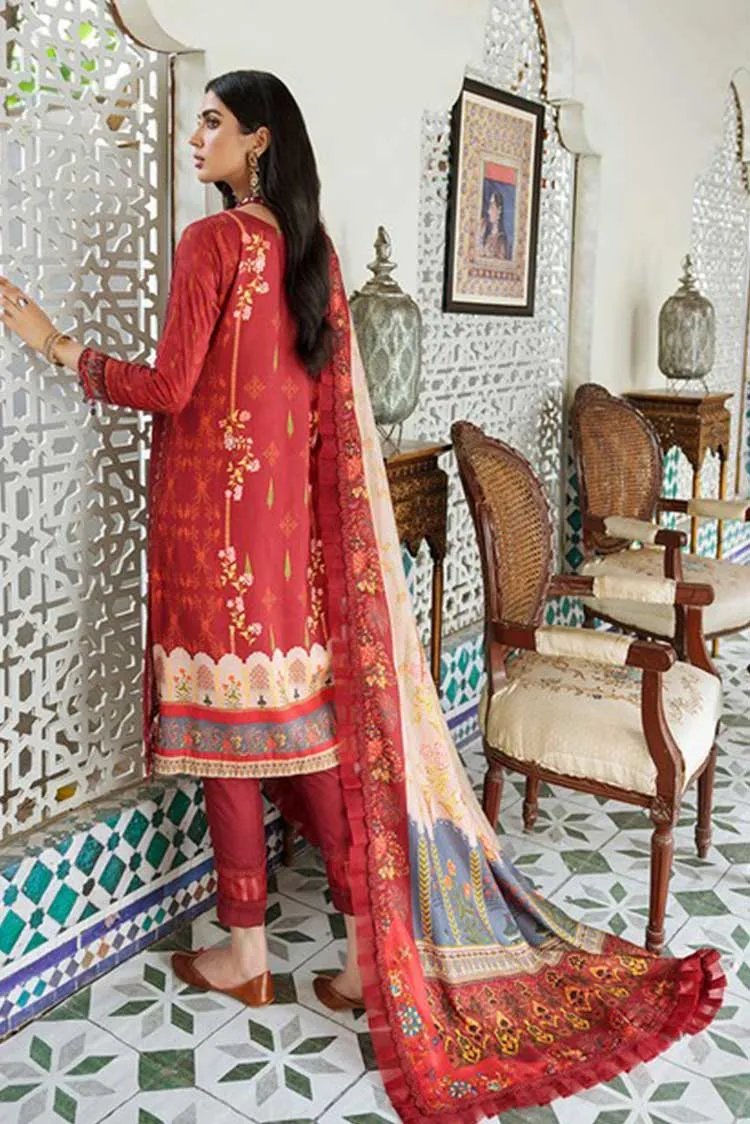 Noor by Saadia Asad - Design 6A Noor Embroidered Prints Woolen Shawl Collection