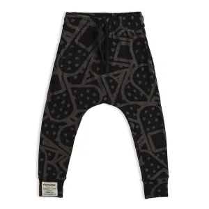 NUNUNU Light Bandaid Baggy Pants Black