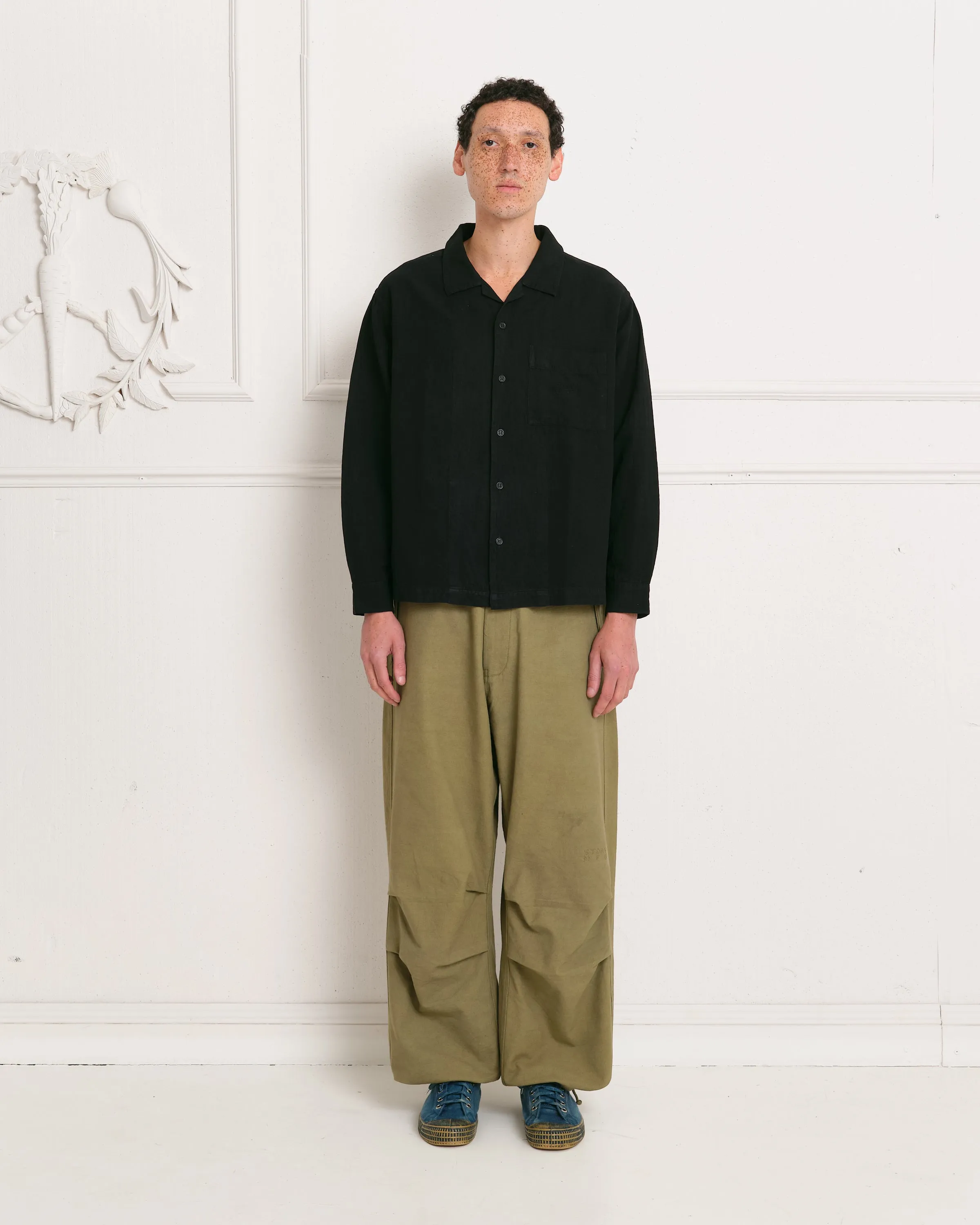 Paco Pants - Olive Slub