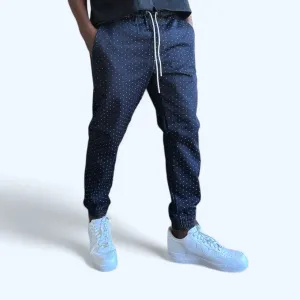 Pinn Trouser - Polka Cross Denim