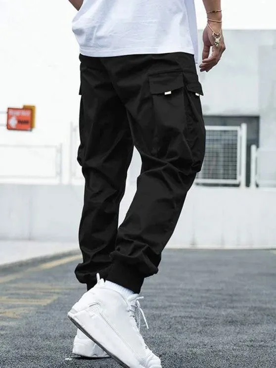 Plaid Hooded Shirt And Cargo Pants Set